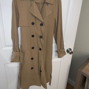Tan Trench coat, never worn